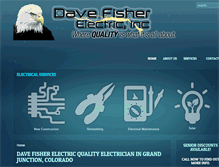 Tablet Screenshot of dave-fisher-electric.com